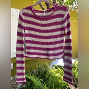 FREE PEOPLE FP BEACH Cover Up Sweater Size XS Long Sleeve